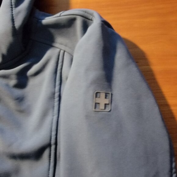 Swiss Tech Soft Shell Women's Grey Stone Full Zip Hooded Jacket - XS - Picture 6 of 9